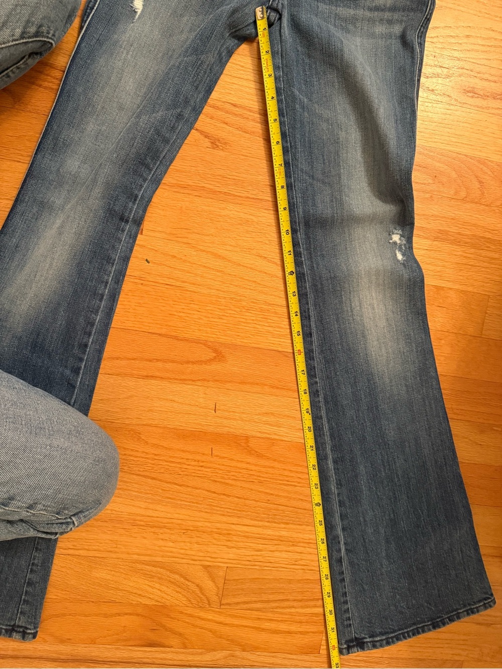 NWT vintage made in USA 7FAM A-Pocket Flare Jeans - Picture 7 of 9